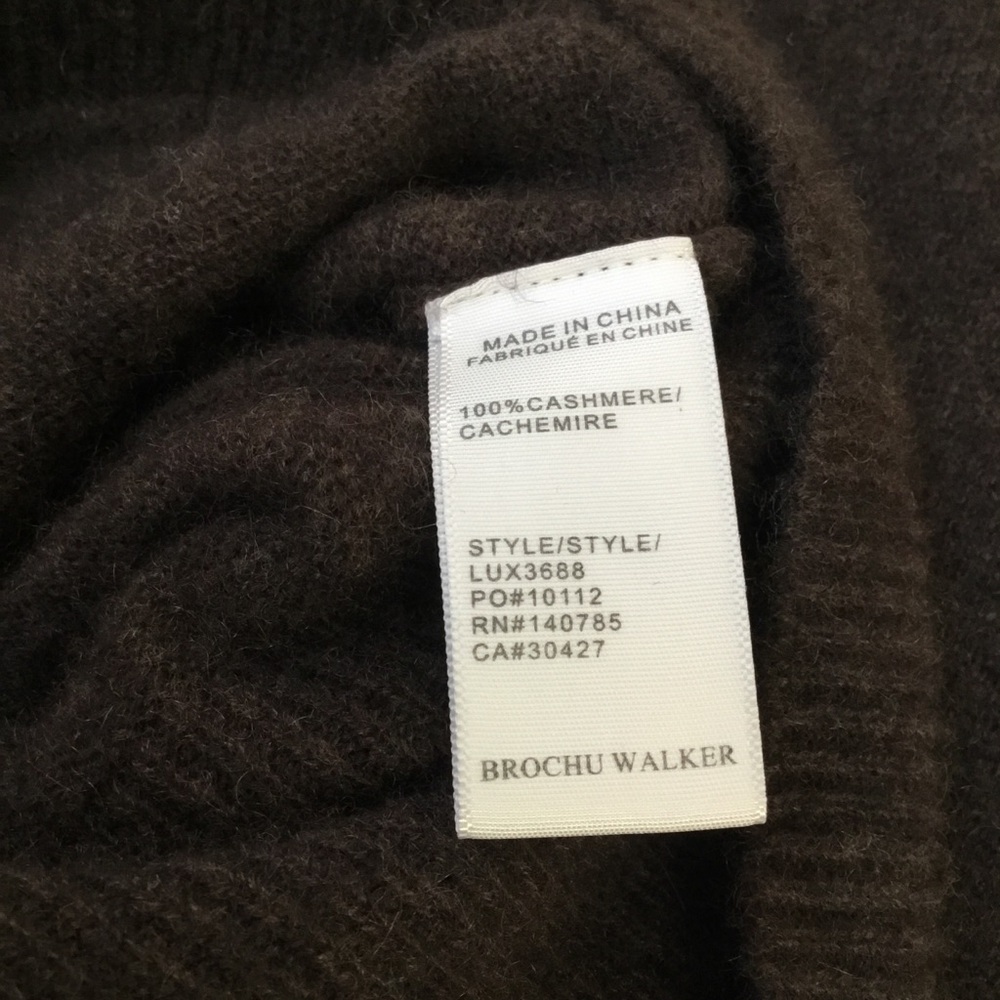 Brochu Walker Phinneas Wrap Cashmere Sweater - Picture 12 of 16